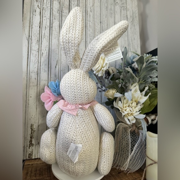 Cotton & Co. Wool Bunny with Flowers - Picture 6 of 9
